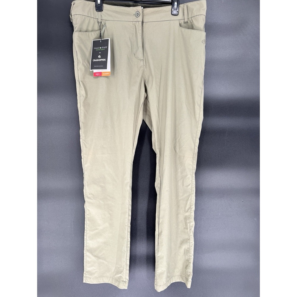 Craghoppers Women 14 Green Insect Shield Clara Hiking Pants NWT Soft Moss